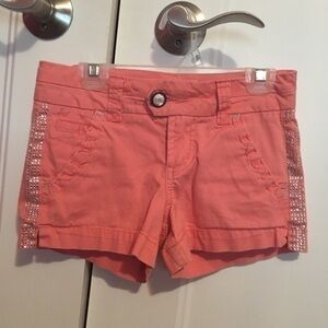 BKE Girls size 12  bling shorts